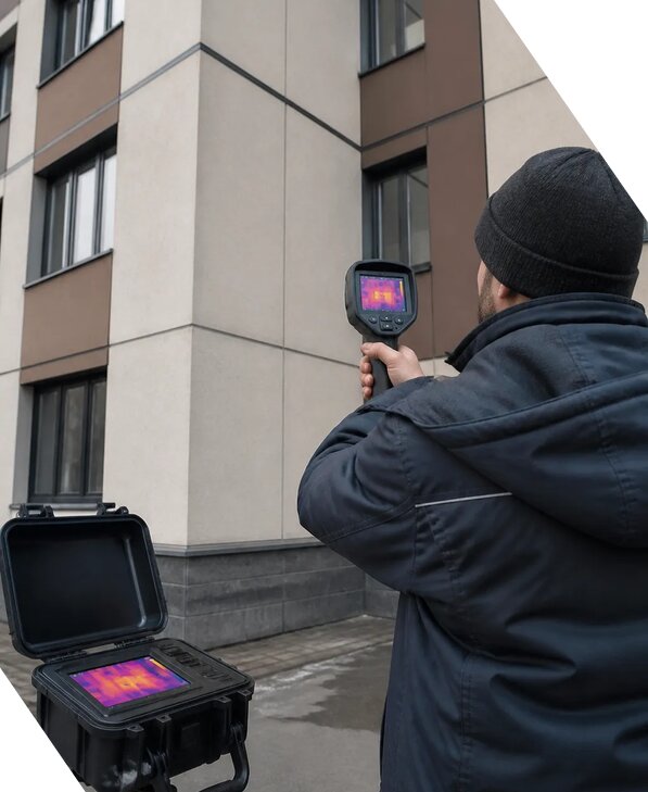 Тепловизионное обследование зданий и сооружений в Аксае